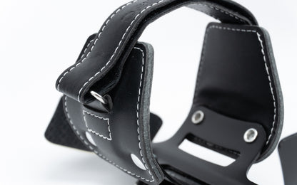 Desert Fox Black Vegan Leather Cup Holder for Bikes & Fatbikes