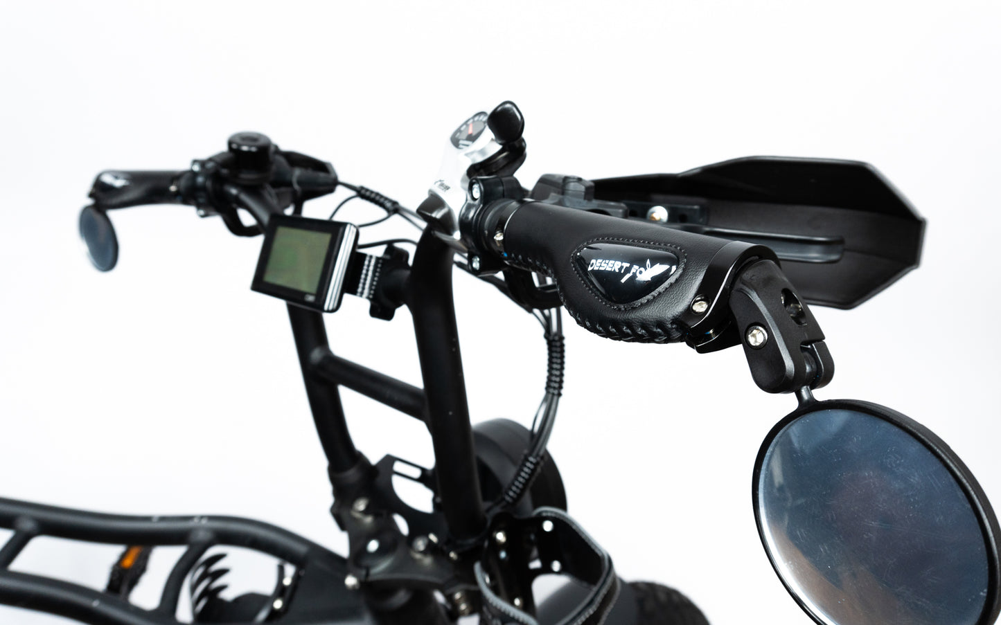 Desert Fox Round Bar-End Mirror Set for Bikes & Fatbikes