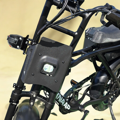 Desert Fox Black Aluminum Right Side Case set for Fatbikes