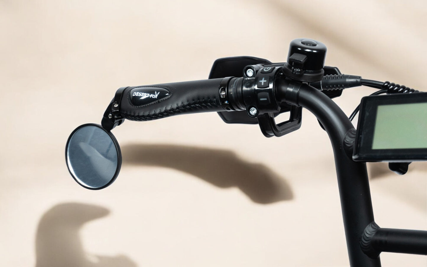 Desert Fox Round Bar-End Mirror Set for Bikes & Fatbikes